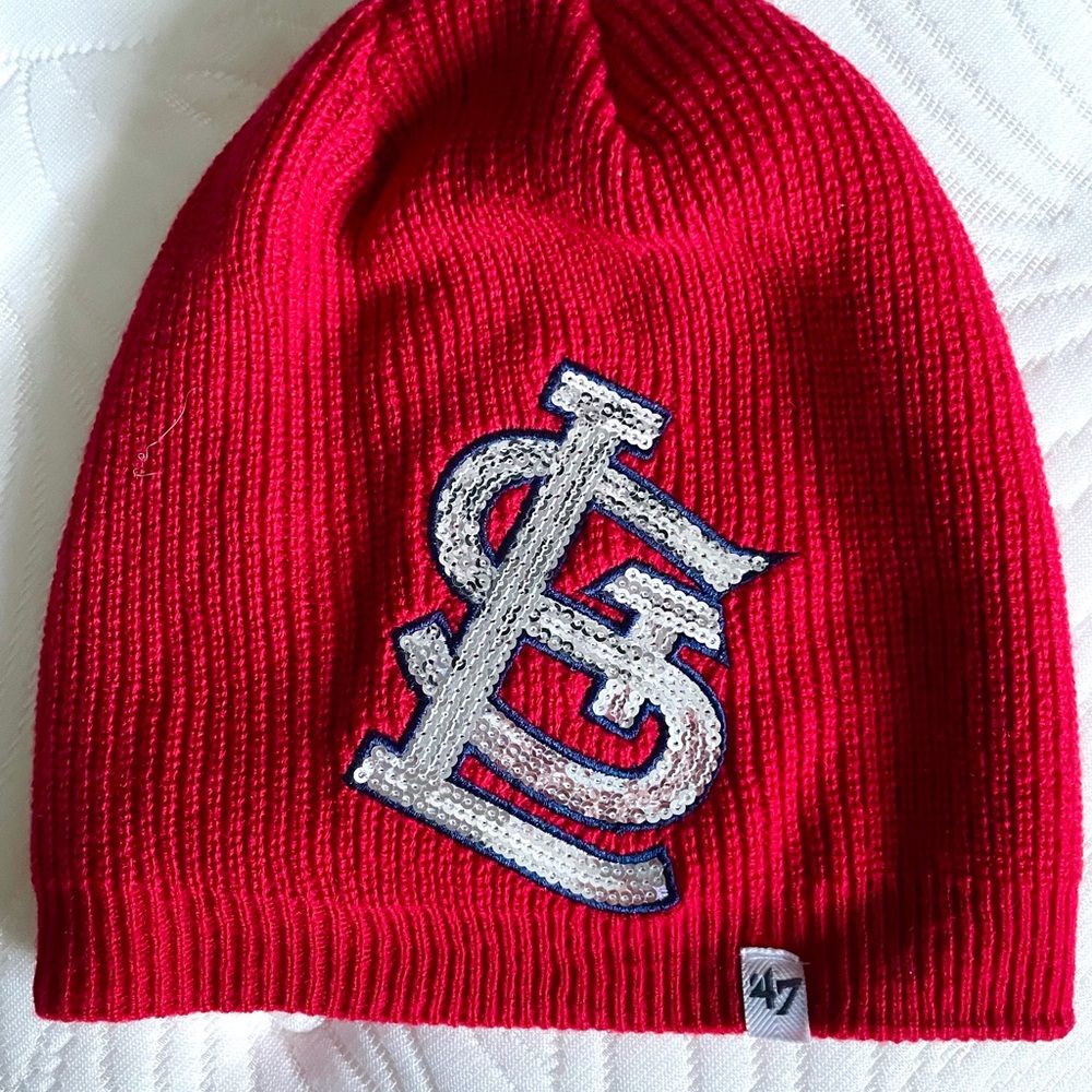 47 Brand St Louis Cardinals Knit Beanie with sequin logo